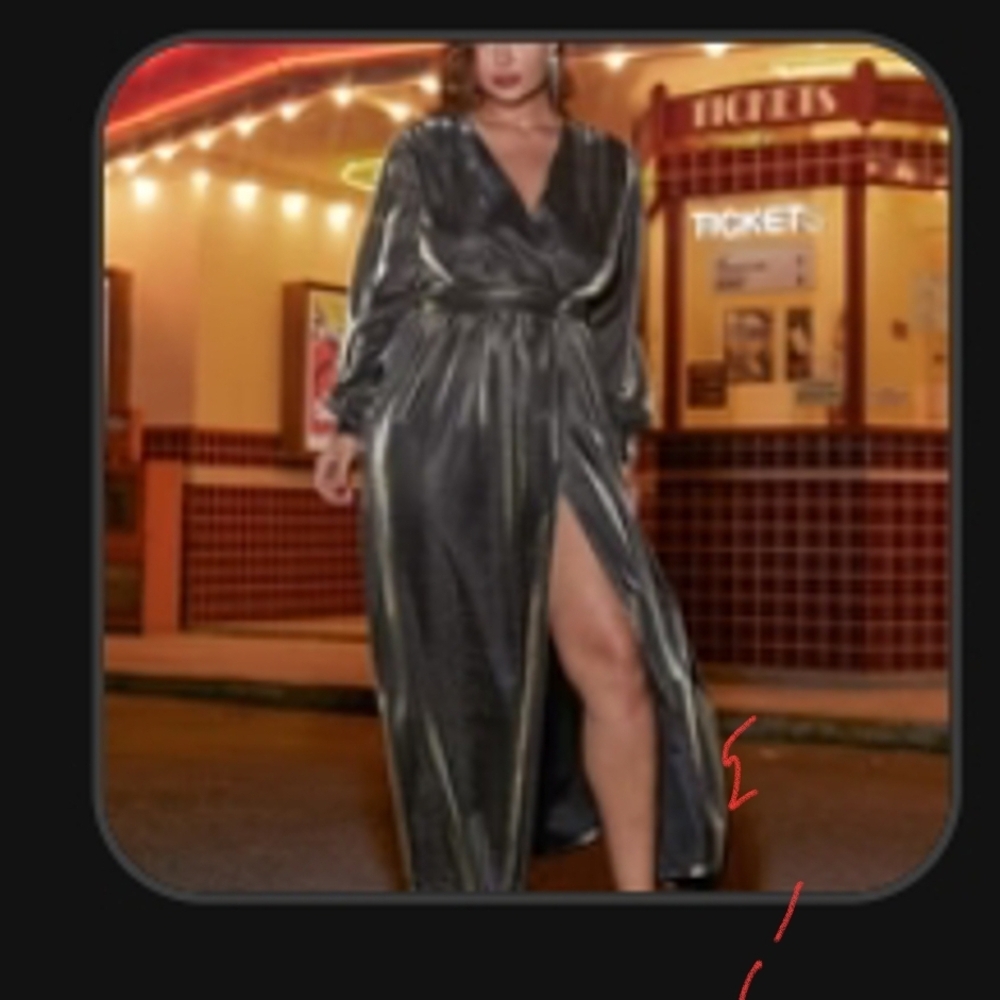 BloomChic Shimmering Black Dress Sz14 -NWT